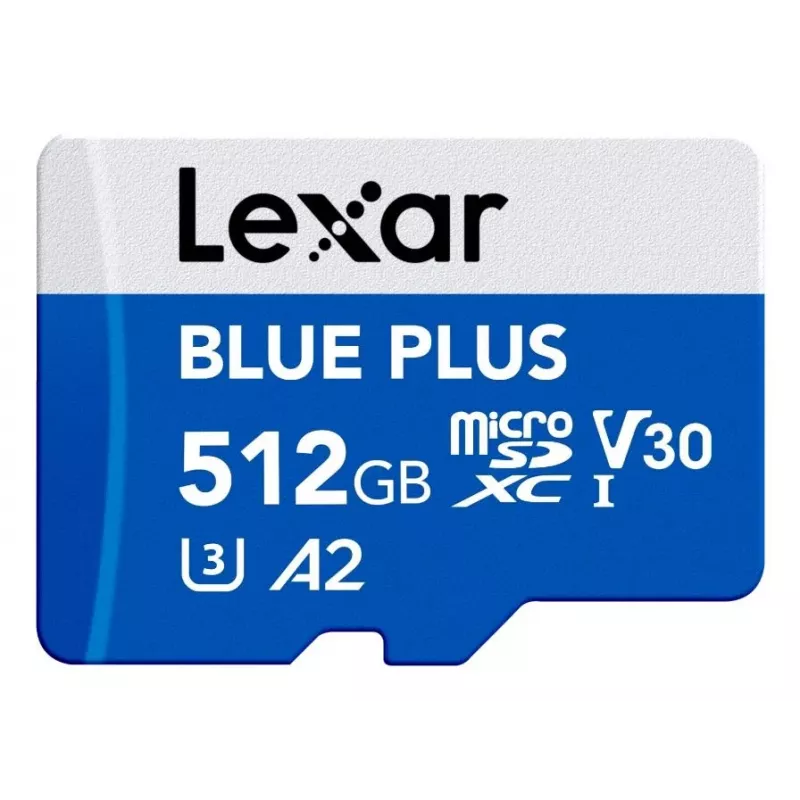 Lexar 512GB microSDXC UHS-I U3 V30 A2 atminties kortelė