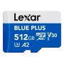 Lexar 512GB microSDXC UHS-I U3 V30 A2 atminties kortelė