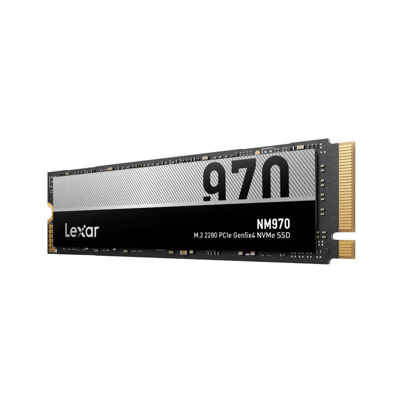 Lexar NM970 1TB PCIe Gen5x4 M.2 2280 NVMe SSD - 11000MB/s Read, 10000MB/s Write
