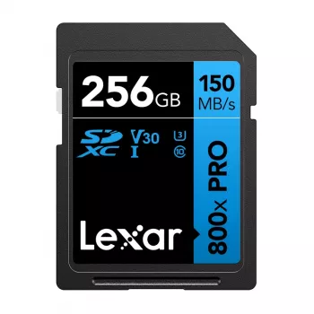 Lexar Professional 800x Pro SDXC 256GB atminties kortelė