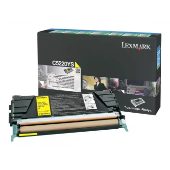 Lexmark C5220YS geltonos spalvos tonerio kasetė, skirta C522, C524, C530, C532, C534