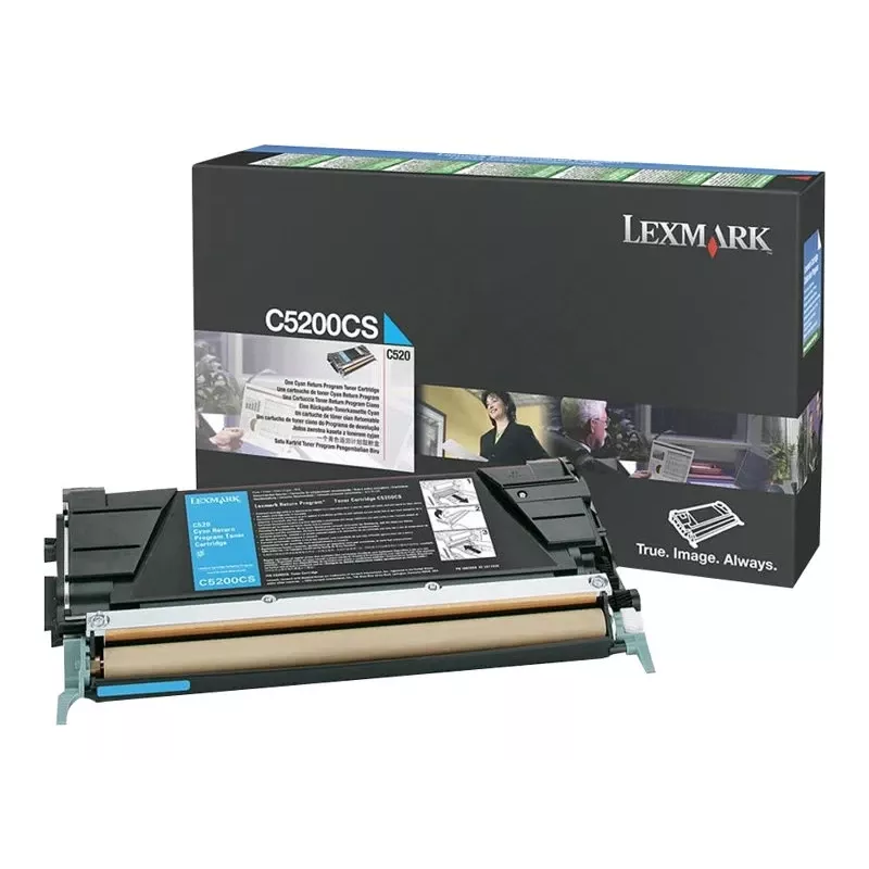 Lexmark Cyan Original Toner Cartridge LCCP, LRP