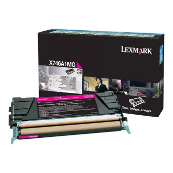 Lexmark X746A1MG Original Toner Cartridge Magenta, skirta X746de, X748de, X748de LDS, X748de Statoil, X748dte