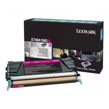 Lexmark X746A1MG Original Toner Cartridge Magenta, skirta X746de, X748de, X748de LDS, X748de Statoil, X748dte