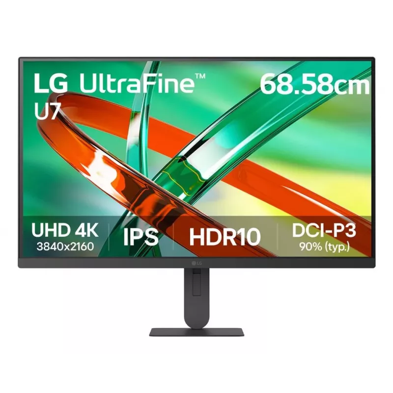 LG 27U710B-B UltraFine 27 inch 4K UHD IPS Monitorius, 3840x2160, HDR10, AMD FreeSync, 60Hz