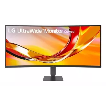 LG 34U620B-B 34 colių UltraWide WQHD VA lenktas žaidimų monitorius, 3440x1440, 144Hz, 5ms, HDR10, FreeSync Premium, 2x HDMI, DisplayPort, juodas