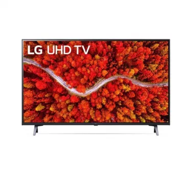 LG 43UP80003LR 43 colių 4K Ultra HD išmanusis LED televizorius su webOS 6.0, α5 Gen4 AI procesoriumi, Active HDR, juodas