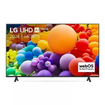 LG 65UR75003LK 65 colio UHD 4K išmanusis LED televizorius su webOS 23 ir AI Sound Pro