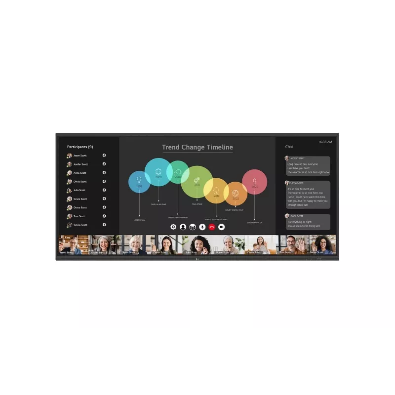 LG CreateBoard 105TR5WP-B - 267 cm (105 inch) interaktyvi skaitmeninė iškaba su jutikliniu ekranu (Multi-Touch)