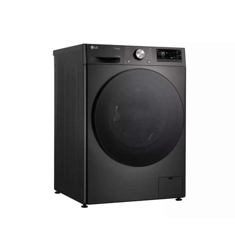 LG F4DR711S2BA Skalbimo džiovinimo mašina, 11 kg skalbimas, 6 kg džiovinimas, 1400 aps./min., A/D energija, priekinis pakrovimas, Black Steel, Wi-Fi, garas, Direct Drive, TFT ekranas
