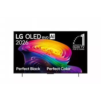 LG OLED42C61LA 42 colių (106 cm) 4K OLED evo Smart TV su α9 AI procesoriumi 4K Gen6, webOS 23, 120Hz, Dolby Vision ir Atmos, 4 HDMI 2.1, 40W 2.2ch garsu, G-Sync/FreeSync, 2023 m. modelis