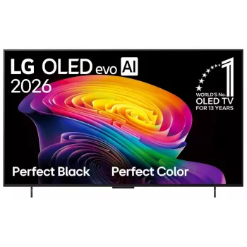 LG OLED42C61LA 42 colių (106 cm) 4K OLED evo Smart TV su α9 AI procesoriumi 4K Gen6, webOS 23, 120Hz, Dolby Vision ir Atmos, 4 HDMI 2.1, 40W 2.2ch garsu, G-Sync/FreeSync, 2023 m. modelis