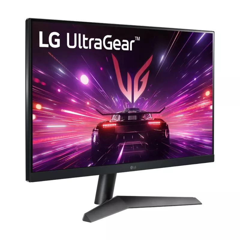 LG UltraGear 24GS60F-B 23,8 colio Full HD IPS žaidimų monitorius 180Hz 1ms su AMD FreeSync Premium, HDR10, aukščio reguliavimo stovas, juodos spalvos