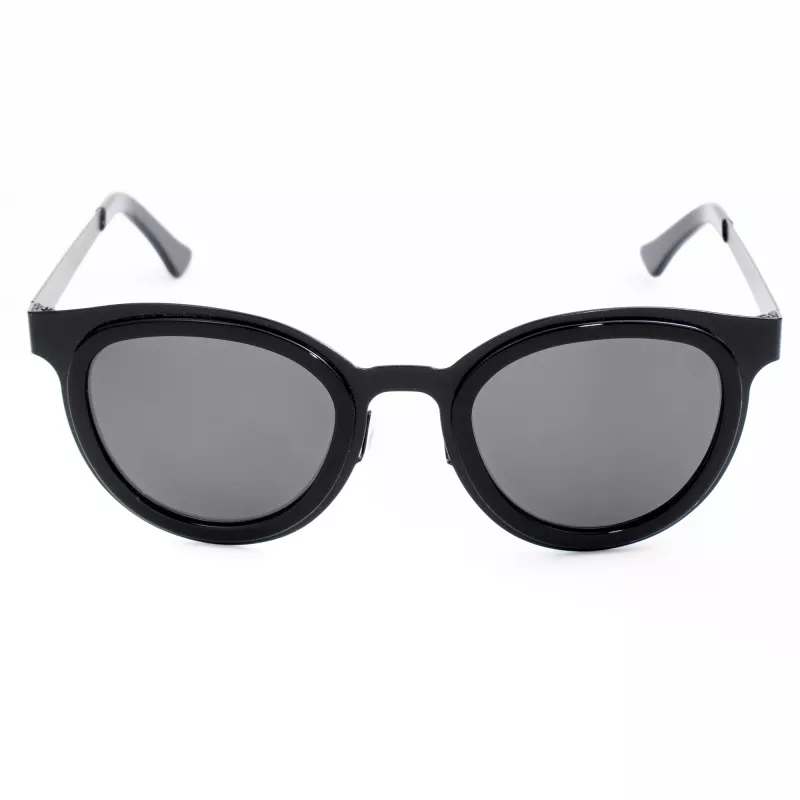 LGR FELI-BLACK01 Unisex akiniai nuo saulės - juodas rėmelis, tamsiai pilki lęšiai, 47/24/145 mm