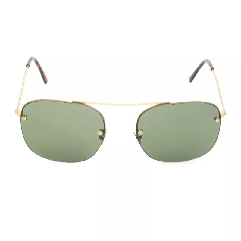LGR Maasai Gold 02 akiniai - rankų darbo itališkas acetatas, UV400 apsauga, 54 mm lęšiai