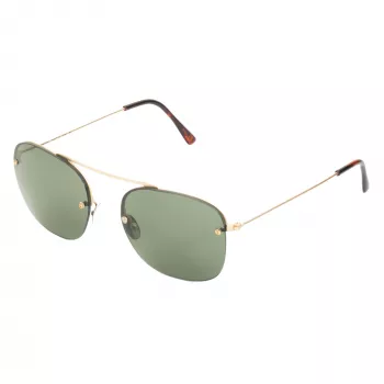 LGR Maasai Gold 02 akiniai - rankų darbo itališkas acetatas, UV400 apsauga, 54 mm lęšiai