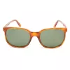 LGR Unisex Springhavan02 akiniai - Havana acetato rėmelis, žali mineralinio stiklo lęšiai, 50/19/145 mm