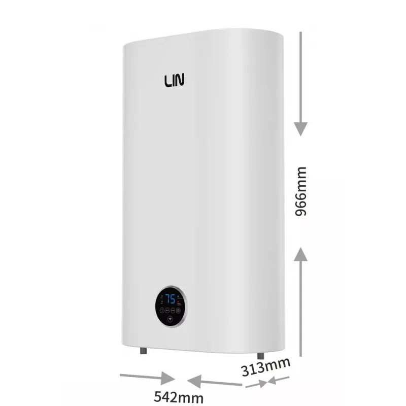 LI- LIFVD1SMWH 80L universalus baltas elektrinis vandens šildytuvas su Wi-Fi