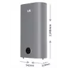 LI- LIN LIFVD1SMGY 100L UNIVERSAL elektrinis vandens šildytuvas, pilkas, Wi-Fi