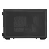 Lian Li DAN Cases B4 Wood Edition Mini bokšto kompiuterio korpusas, Micro-ATX, riešutmedžio priekinis skydelis, juodas