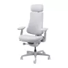 LiberNovo Omni Dynamic ergonomiška biuro kėdė, pilka, tinklinė, 45 cm sėdynės aukštis, 3D reguliuojami porankiai, 120 kg talpa