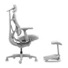 LiberNovo Omni Dynamic ergonomiška biuro kėdė, pilka, tinklinė, 45 cm sėdynės aukštis, 3D reguliuojami porankiai, 120 kg talpa