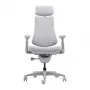 LiberNovo Omni Dynamic ergonomiška biuro kėdė, pilka, tinklinė, 45 cm sėdynės aukštis, 3D reguliuojami porankiai, 120 kg talpa