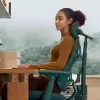 LiberNovo Omni ergonominė biuro kėdė su aktyvia juosmens atrama ir masažu - žalia