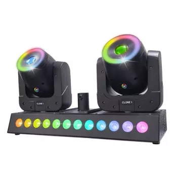 LIGHT4ME CLONE 1 LED RGBW šviesos efektas 2 galvutės