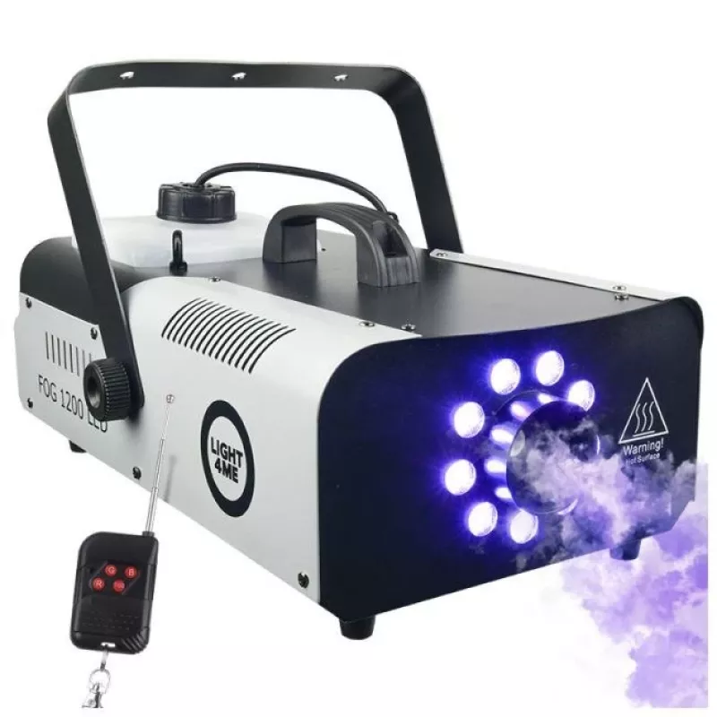 LIGHT4ME FOG 1200 LED dūmų generatorius su nuotolinio valdymo pultu