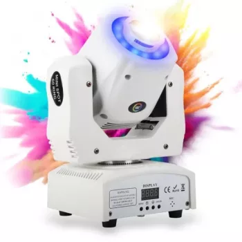LIGHT4ME MINI SPOT 60 RING WH Moving Head Spot