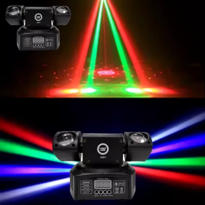LIGHT4ME SID1 LED daugiaefektis apšvietimas 4in1 RGBWA efektas