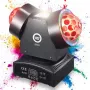 LIGHT4ME SID4 4-in-1 judantis daugiaefektis šviestuvas su spinduliu, plovimu, raudonu/žaliu lazeriu ir stroboskopu