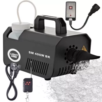 LIGHT4ME SM 400W BK Sniego mašina - 1L bakas, laidinis nuotolinis valdymas, juoda