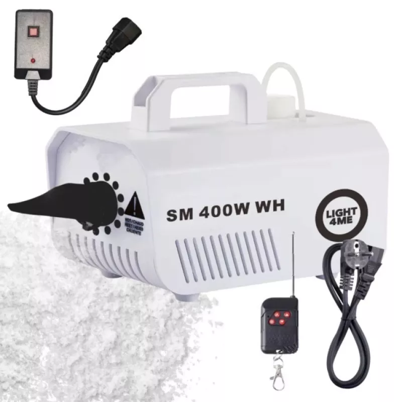 LIGHT4ME SM 400W WH Sniego mašina