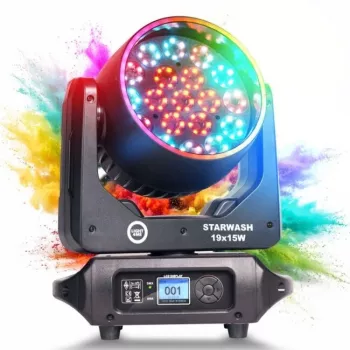 LIGHT4ME STARWASH 19x15W RGBW judančios galvos užpildymo šviestuvas