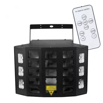 LIGHT4ME TURBO DERBY 4IN1 LED Multi-Effect Light