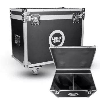 LIGHT4ME VENOM LBS 330 CASE 2IN1 Flight Case 2 judančioms galvutėms