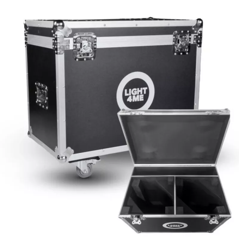 LIGHT4ME VENOM LBS 330 CASE 2IN1 Flight Case 2 judančioms galvutėms
