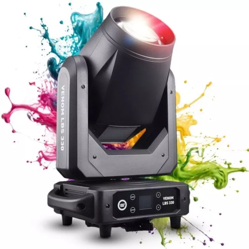 LIGHT4ME VENOM LBS 330 Hybridinis judantis prožektorius Beam Spot Wash