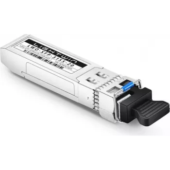 Lightwin 1.25G SFP BiDi 1310nm-TX/1550nm-RX 20km DDM LC Simplex SMF transiveris (LWO-SFP-3155-20)