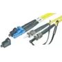 Lightwin 2m LC-ST dvigubas OM3 daugiamodis optinis pataisos kabelis, LSZH, juodas/mėlynas (LDP-50 LC-ST 2.0 OM3)