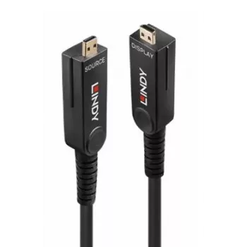 Lindy 40m šviesolaidinis hibridinis Micro-HDMI 8K60 LSZH kabelis su nuimamais HDMI jungtimis (38545)