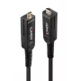 Lindy 60m šviesolaidinis hibridinis Micro-HDMI 8K60 LSZH kabelis su nuimamais HDMI jungtimis (38547)