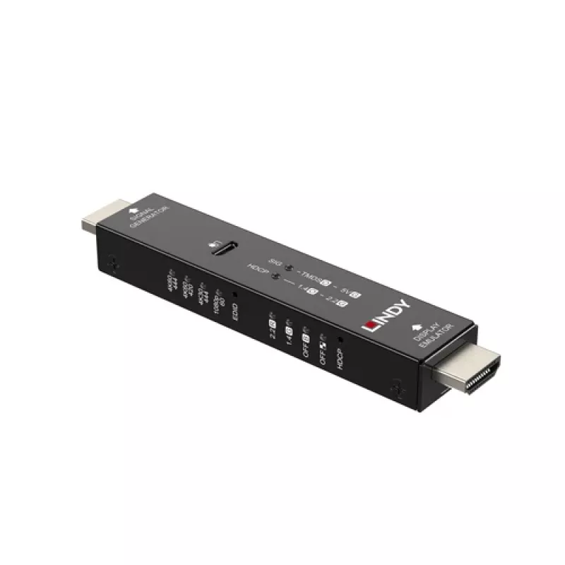 LINDY HDMI 4K60 signalo generatorius ir ekrano emuliatorius 32683