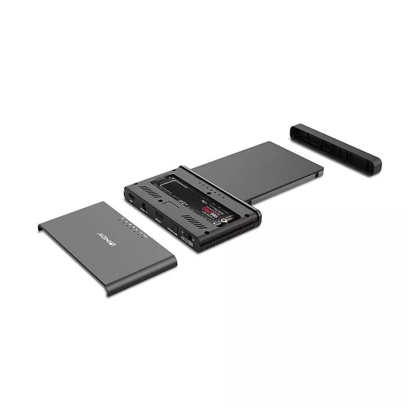 LINDY USB 3.2 Gen 2x2 Type-C į M.2 NVMe SSD korpusas - 20 Gbps, aliuminis