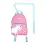 LittleLife Toddler Backpack Face Unicorn 2L vaikiška kuprinė su nuimamu apsauginiu pavadėliu