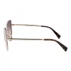 LIU JO Moteriški drugelio formos akiniai nuo saulės LJ159S5816716 - Havana rudos spalvos acetato rėmelis su rudais gradientiniais polikarbonato lęšiais, 58 mm lęšio plotis, 100% UV400 apsauga
