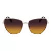 LIU JO Moteriški drugelio formos akiniai nuo saulės LJ159S5816716 - Havana rudos spalvos acetato rėmelis su rudais gradientiniais polikarbonato lęšiais, 58 mm lęšio plotis, 100% UV400 apsauga