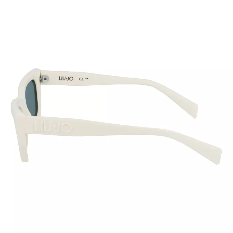 LIU JO Moteriški katės akies akiniai nuo saulės LJ790S 5221101 Juodas acetatas Pilki gradientiniai lęšiai 52mm